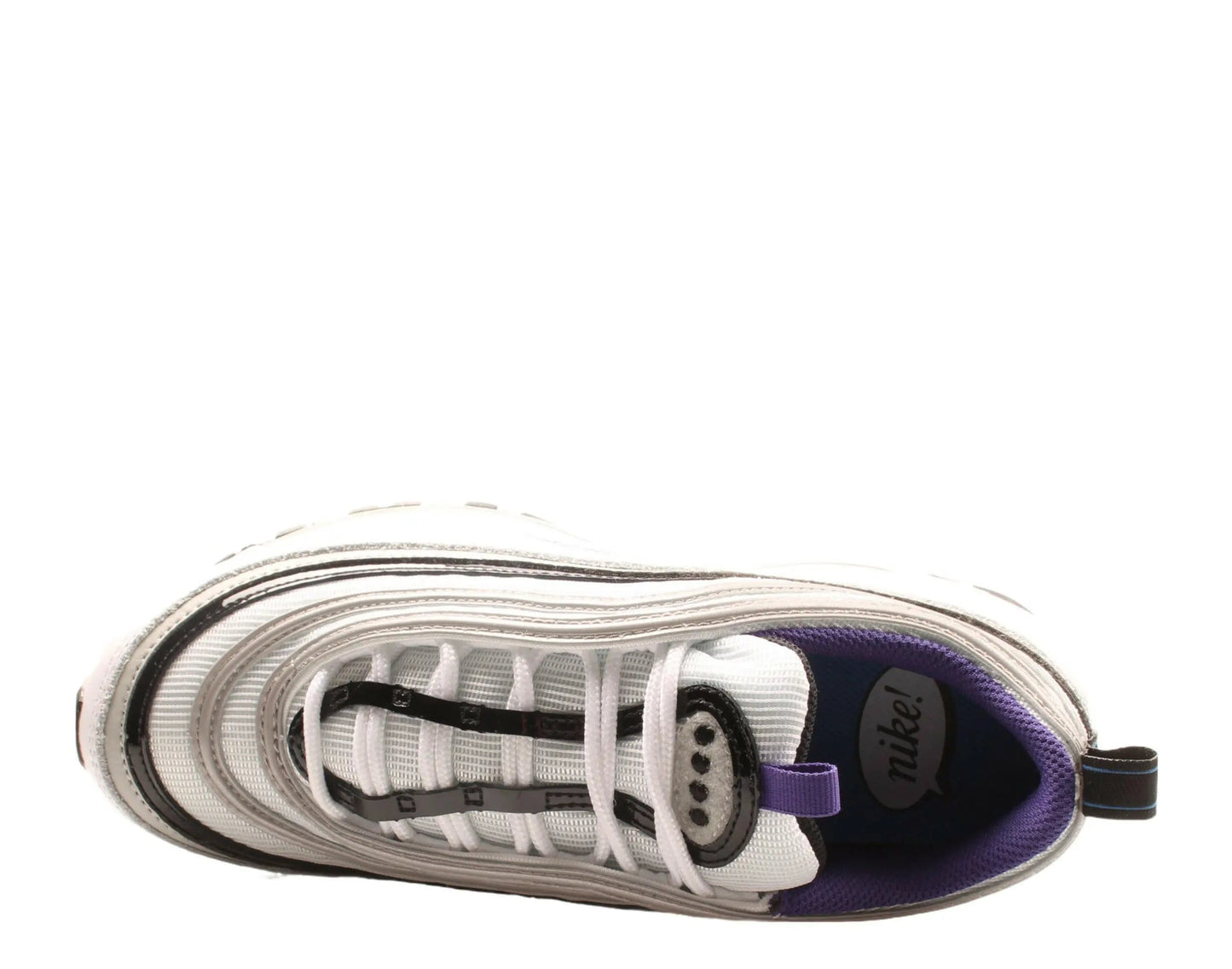 Nike Air Max 97 Men Running Sneakers White/Court Purple-Black