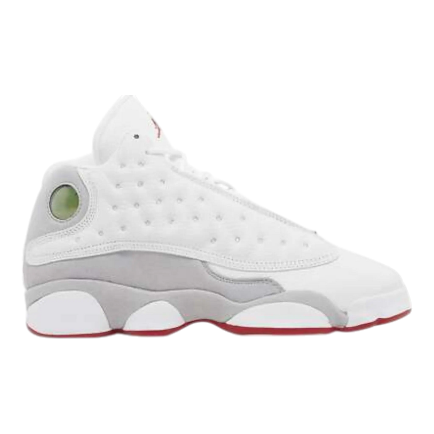 Jordan 13 Retro Kids Shoes White/True Red/Wolf Grey