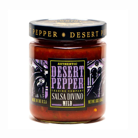Desert Pepper Trading Mild Divino Salsa, 16 oz, Pack of 6