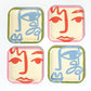 Art Party Dessert Plates (x 12)