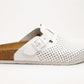 Bjorn by LEON- Men’s Leather Clogs – Breathable Perforated Slip-On Shoes with Cork Style Footbed