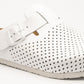 Bjorn by LEON- Men’s Leather Clogs – Breathable Perforated Slip-On Shoes with Cork Style Footbed