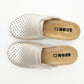 Aurora IV by LEON- Women’s Leather Clog- Perforation and Adjustable Velcro Strap