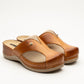 Aria I by LEON- Women’s Leather Clog- Twin Elastic Side Panels for Bunion Relief