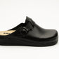 Nora I by LEON – Women’s Leather Clog- Removable Gel Insole & Adjustable Buckle