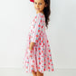 Daisy Chain 3/4 Sleeve Pocket Twirl Dress