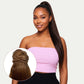 Dark Brown 100% Human Hair Ponytail Extension