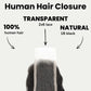 Deep Wave 2x6 Transparent Lace Human Hair Closure