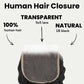 Deep Wave 5x5 Transparent Lace Human Hair Closure