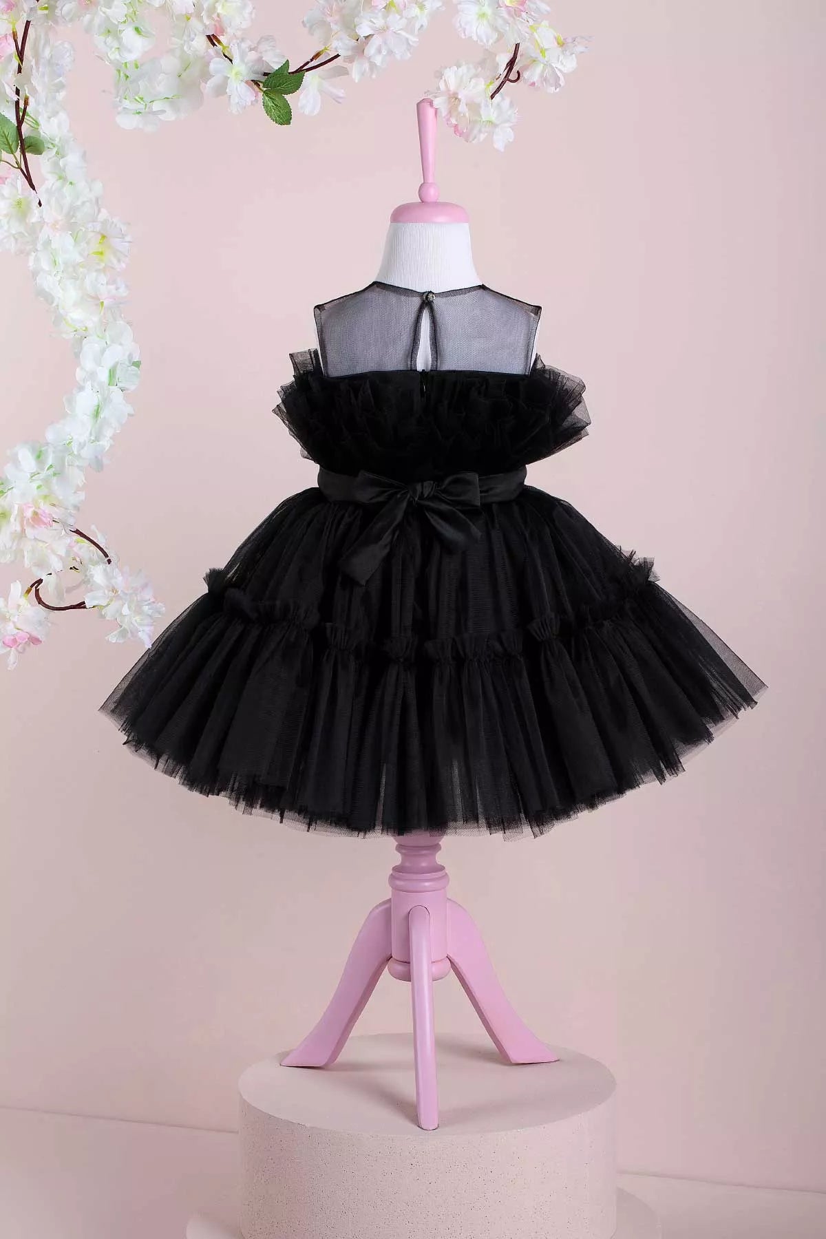 Diana Black Party Dress