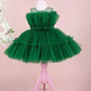 Diana Green Party Dress