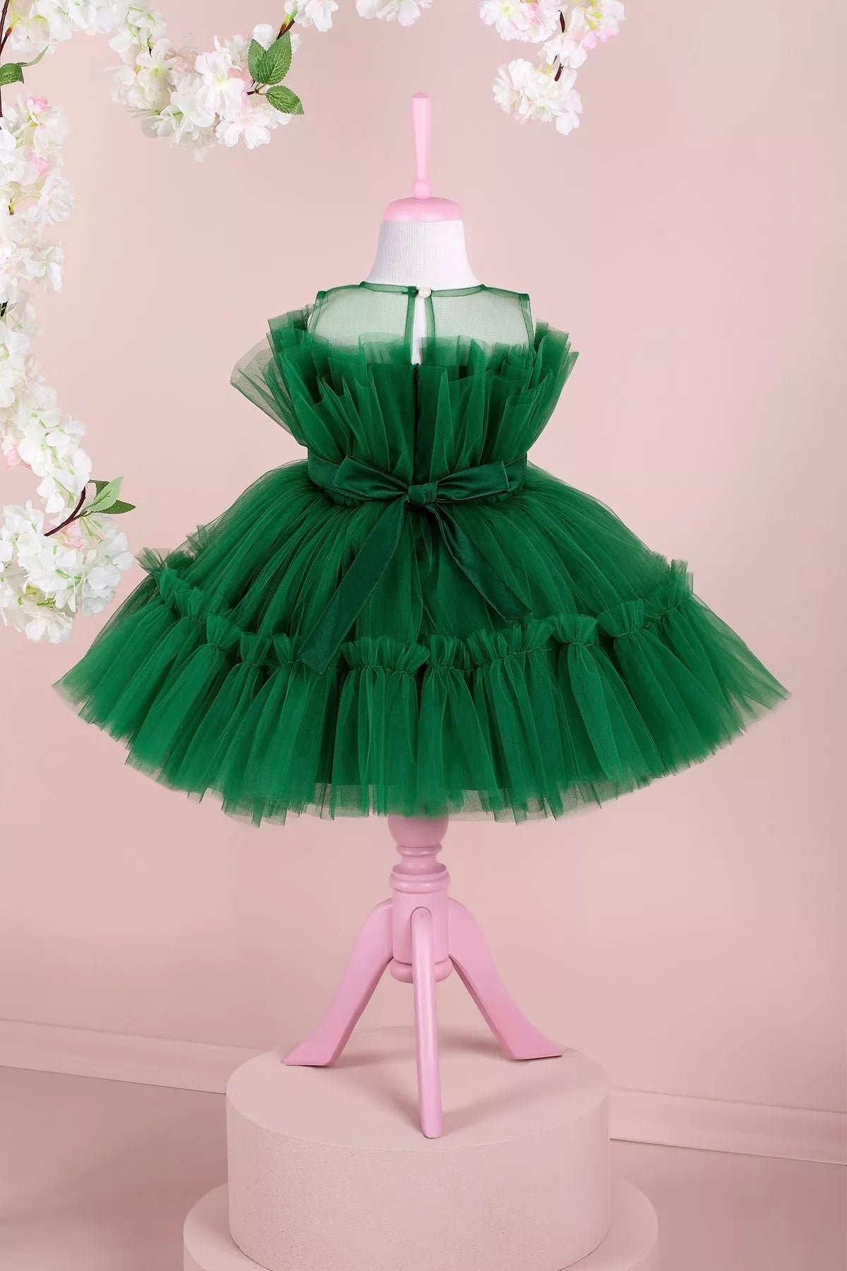 Diana Green Party Dress