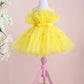 Diana Yellow Party Dress