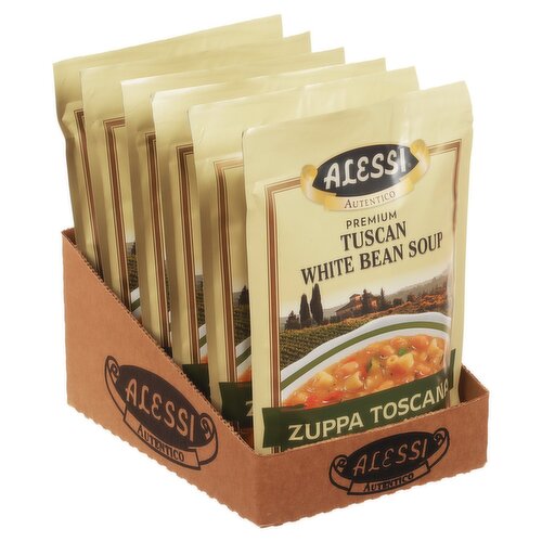 Alessi Tuscan White Bean Soup, 6 oz (Case of 6)
