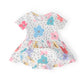 Dots & Daisies S/S Twirl Bodysuit