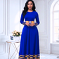 Dashiki Formal Long Sleeved Maxi Dress