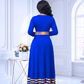 Dashiki Formal Long Sleeved Maxi Dress