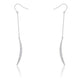 Luna 0.5ct CZ Delicate Moon Drop Earrings