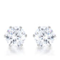 Avera Reign 3.4ct CZ Stainless Steel Stud Earrings