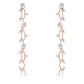 Avera 1.1Ct Vine Design Plated Earrings
