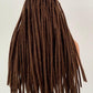 4C Natural Locs Wig "Color 4" HD Full Lace - Ready To Ship