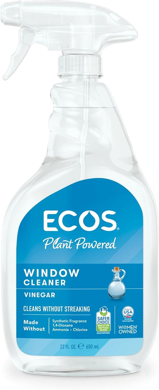 Earth Friendly, Window Cleaner, Vinegar, Pack of 6, 22 FL Oz.