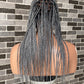Knotless (Salt and pepper) Full lace wig