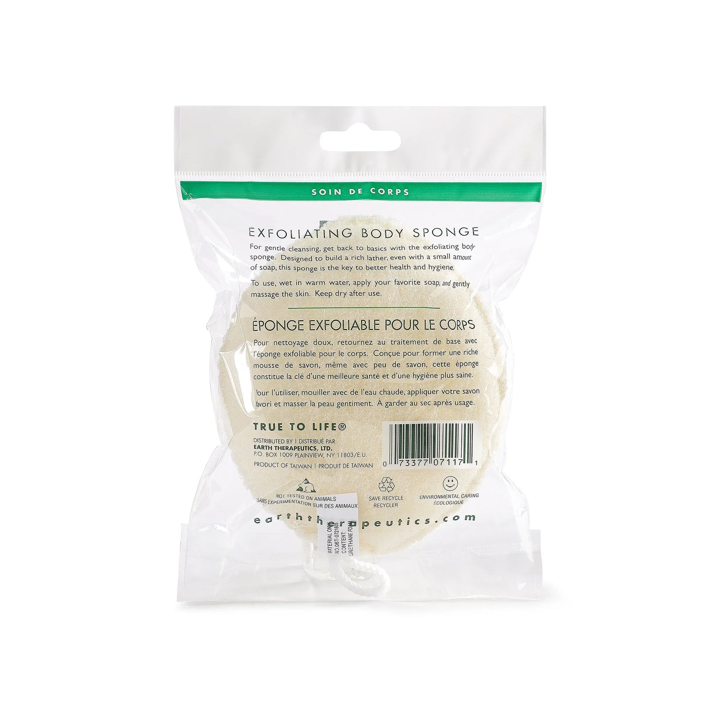 Earth Therapeutics Exfoliating Body Sponge