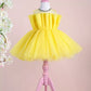 Eliza Yellow Party Dress