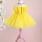 Eliza Yellow Party Dress