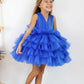 Emily Sax Blue Party Dress