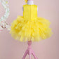 Emily Yellow Party Dress