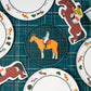 Equestrian Horse Riding Paper Cups (9 oz) | Recyclable Eco Cups for Horse Party, Kids Birthday, Derby or Pony Theme (x 12)