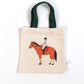 Horse Mini Tote Bag Set – 3-Pack Equestrian Kids Totes | Pony Party Favor Bags | Cute Horse Gifts for Girls