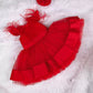 Evelyn Red Baby Dress