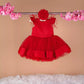 Evelyn Red Baby Dress