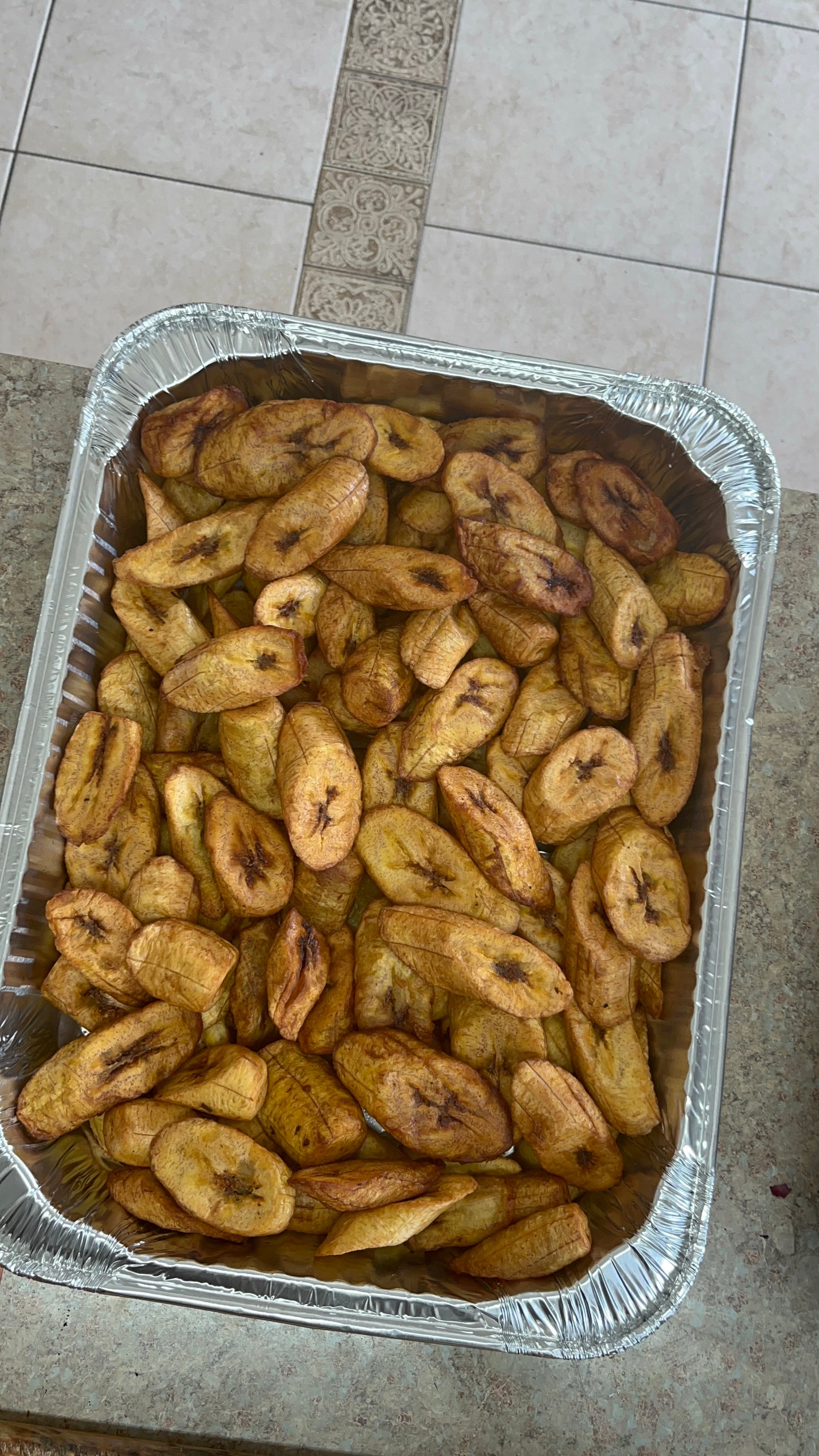 Small Event Tray Of Plantain