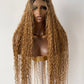 100% Human Hair Bohemian Curls Knotless Braid Wig (Bianca) Tara