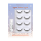 Frosted Snow Sparkle | 4 Pair Luxe False Lash Set