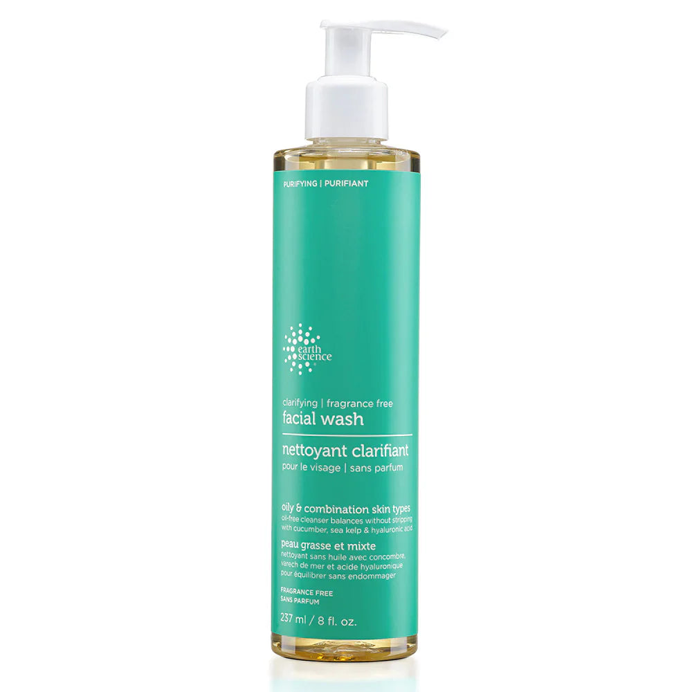 Earth Science Clarifying Facial Wash Fragrance Free - 8 Fl Oz