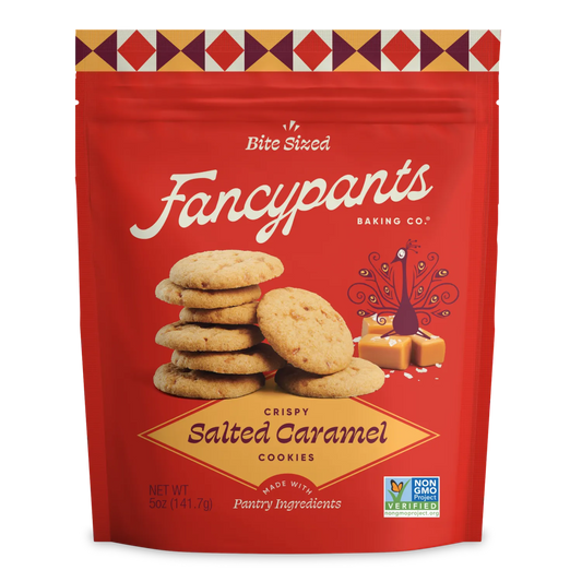 Fancypants - Salted Caramel Cookies, 5 oz (Pack of 6) - Gourmet Kosher Treat