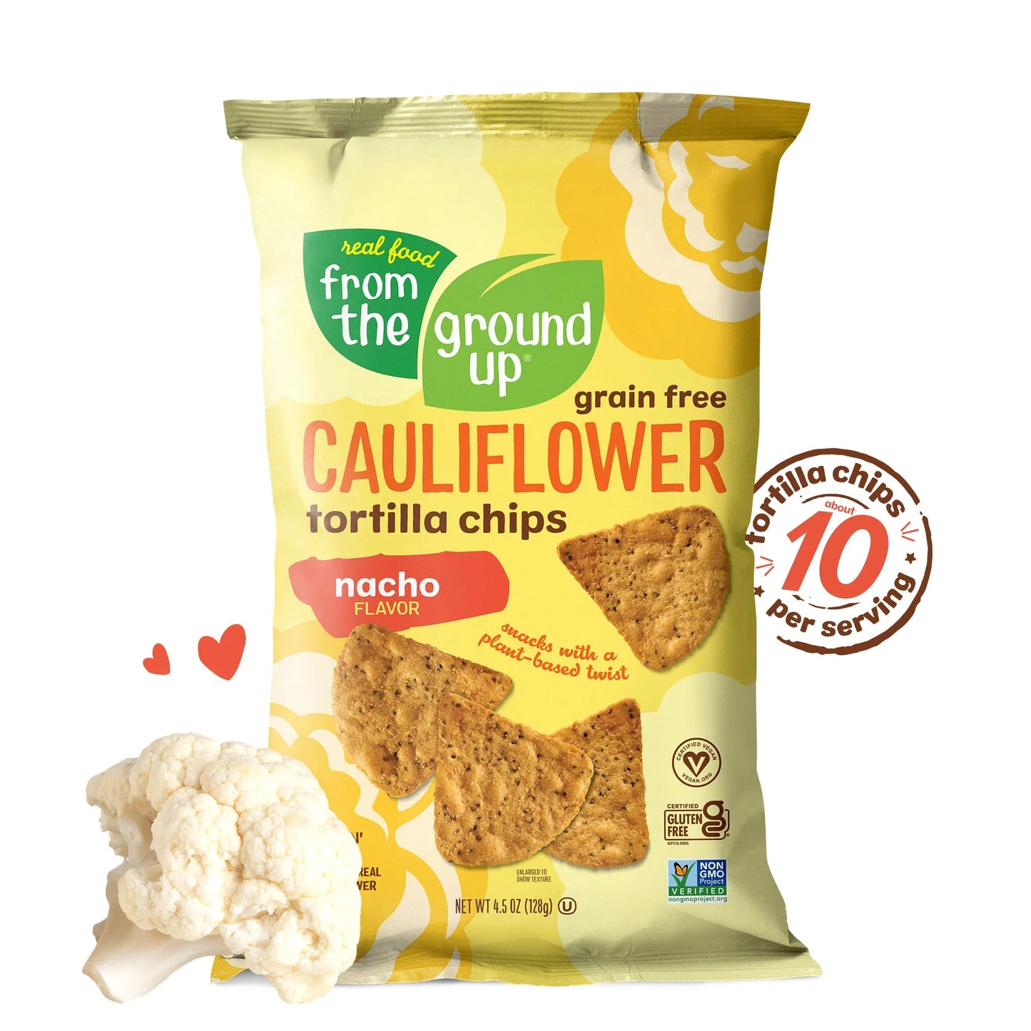 Tortchp Nacho Seasoned Cauliflower Dip (Pack of 48) 4.5 Oz