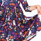 Fangtastic 3/4 Sleeve Pocket Twirl Dress