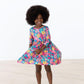 SALE Feeling Floral 3/4 Sleeve Pocket Twirl Dress