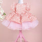 Fiona Pink Party Dress - Layered