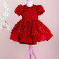 Fiona Red Party Dress