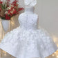Fiona White Party Dress
