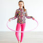 SALE Flexible Floral Full-Zip Ruffle Active Jacket