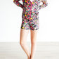 SALE Flexible Floral Full-Zip Ruffle Active Jacket