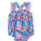 Flock Star Ruffle Cross Back Romper